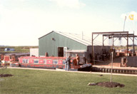 building the boat servicing hangar