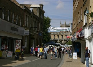 huntingdon historic town oliver cromwell