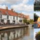 canal boat holiday spring fens