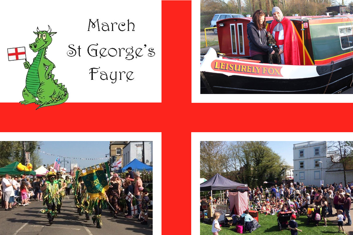 St Georges fayre in March on Sunday 24th April