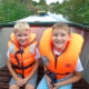 children on narrowboat break