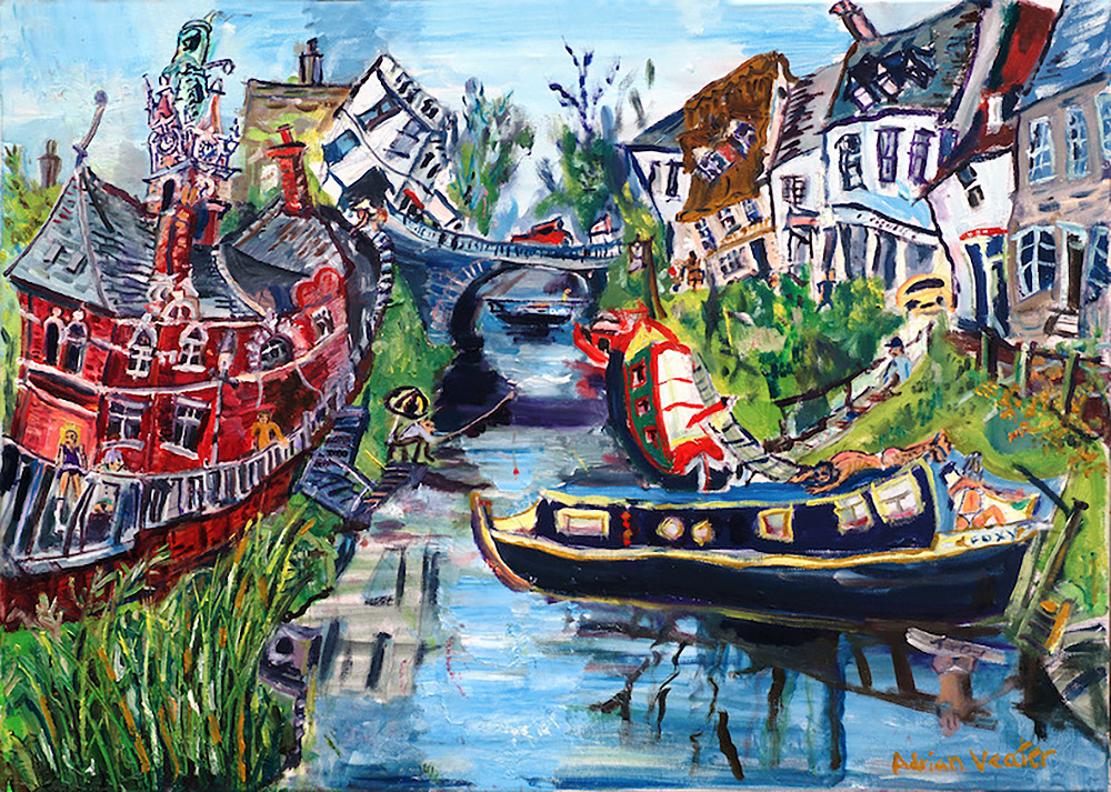 march waterways by local artist Adrian Veater