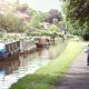 canal tow path cycling