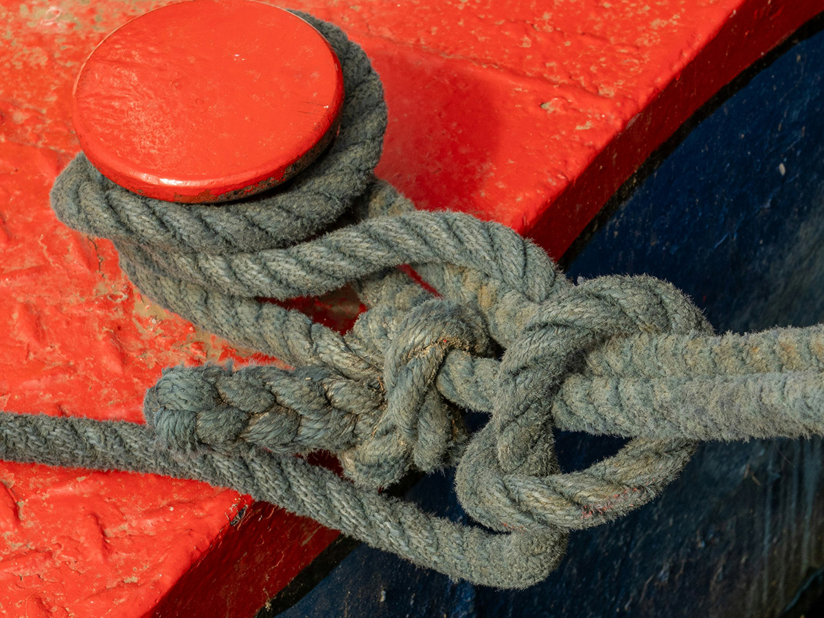 mooring knot canal boat
