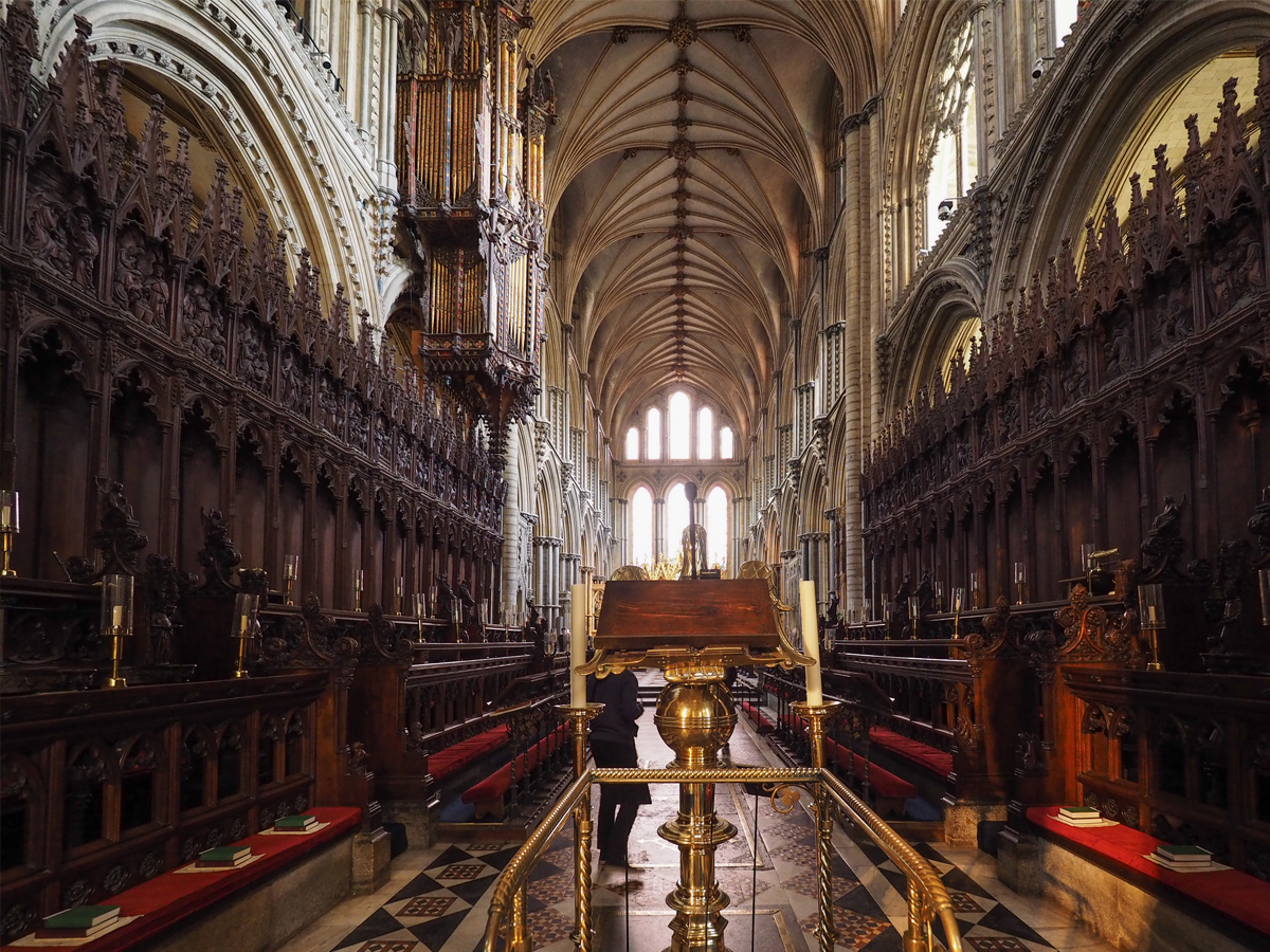 inside ely cathedral