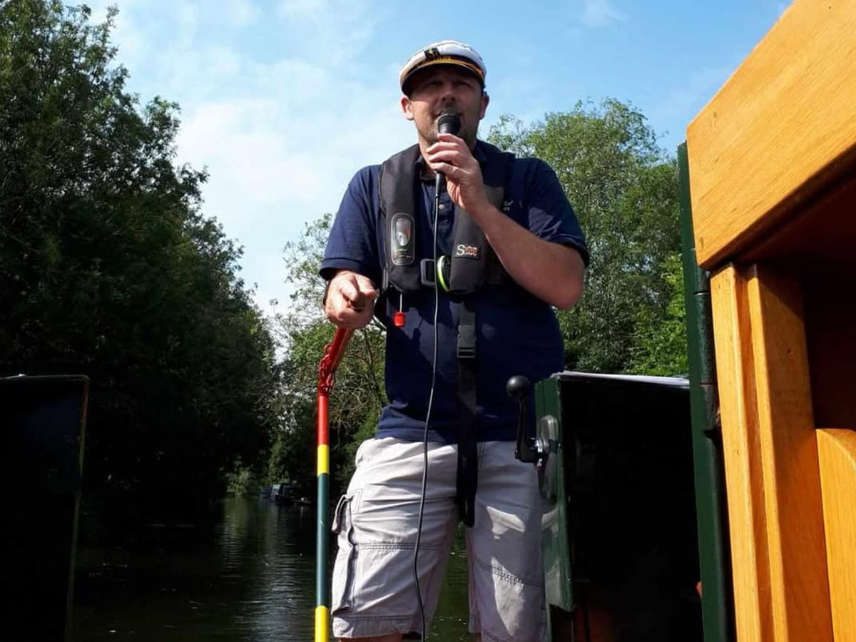 skippered boat trip cambridgeshire ely march