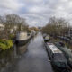 little venice in london paddington on a winter day