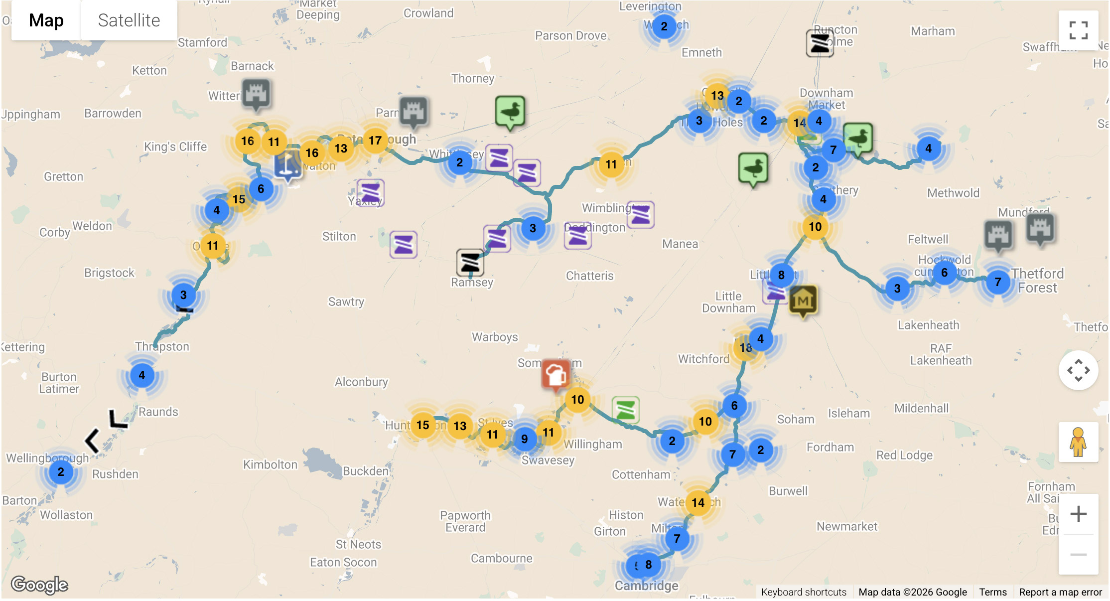 fenland waterways interactive map
